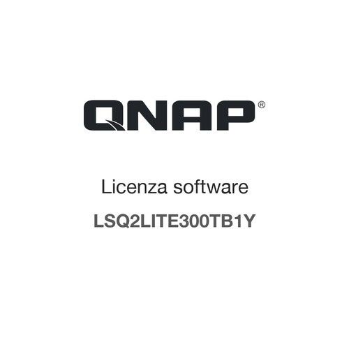 QNAP LSQ2LITE300TB1Y LS-Q2LITE-FRANKFURT-300TB-1Y Licenze Software per