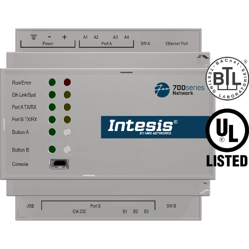 INTESIS IN7004851000000 Inthesis protocol translator with serial and IP support - 100 points
