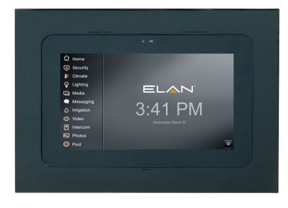 XTP12RBKT-B Touch panel ELAN Kit retrò per montaggio a incasso per XP12 con angoli arrotondati in nero