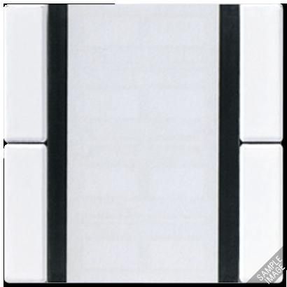 JUNG A2092NABS 2-channel pushbutton sensors Universal - for KNX bus coupler 2070U - white