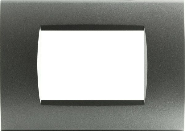 MAPAM 8003-08 Placca Tecnopolimero Art 8003-8 3P Grigio Scuro