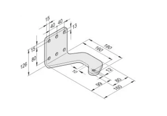 SOMMER 14514V005 Bracket 100/160 for twist XL