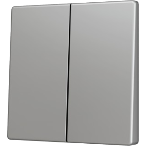 ZENNIO ZS55CSOFT24S ZS55. Cover for Double KNX Soft push button 55x55