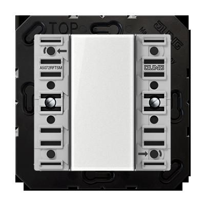 JUNG A5072RFTSM F50 KNX RF button sensor module with acc. Standard integrated bus - 2 channels - mod. A500