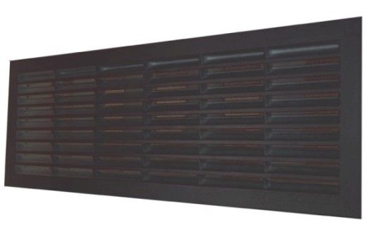 SOMMER 25096-B Black ventilation grill. not lockable