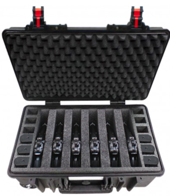 GT LINE 5221HL.B.6P nera - per 6 Pistole + 12 Caricatori (adatta a Pis