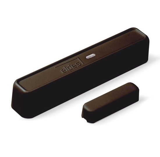 ELDES EWD3T Contatto magnetico senza fili bidirezionale per porte/finestre, con sensore d’urti integrato riconosciuto separatamente. 