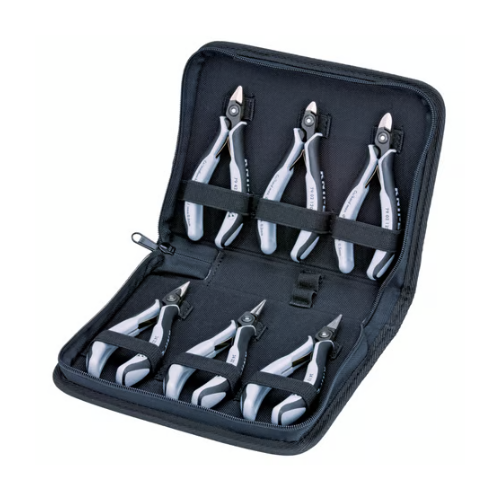 KNIPEX 00 20 16 P ESD Astuccio con pinze per elettronica