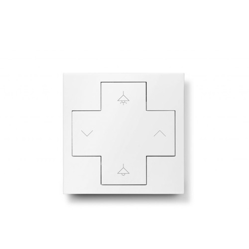 LUNATONE 86459793-W-NFC configurable 4 button switch plate white RAL9010,