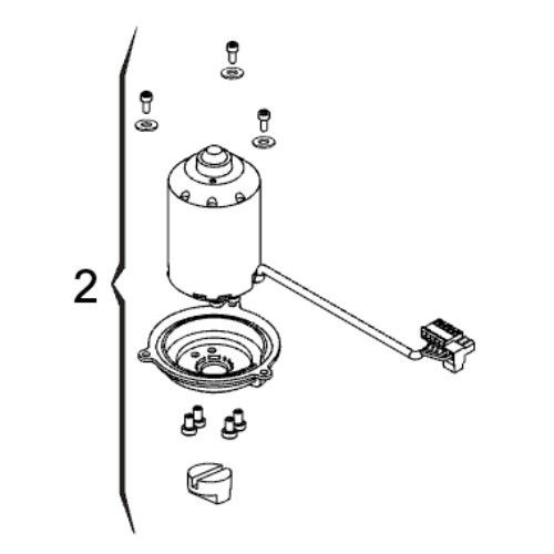 FAAC RICAMBI 6020651 MOTORE BLIZZARD 400/C734