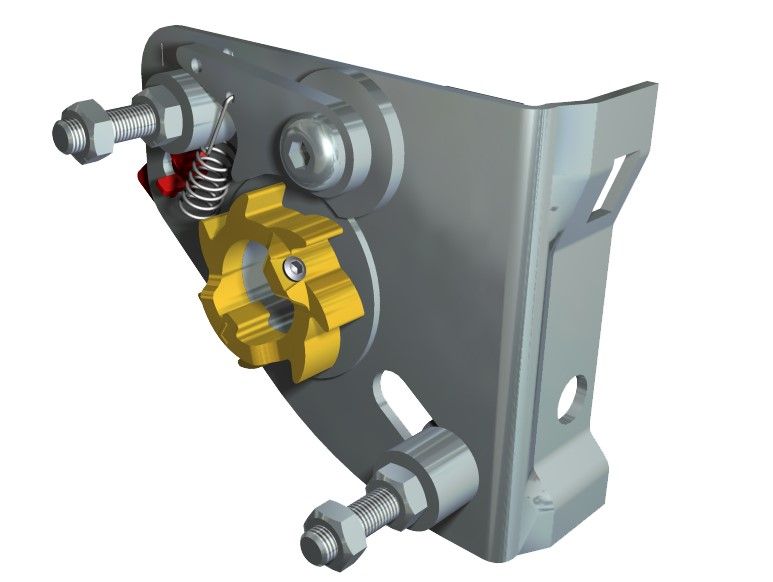 SOMMER 25650-L Spring safety device m50-67. left