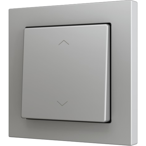 ZENNIO ZS551PB2SS ZS55. Simple Soft push button for 2 binary inputs