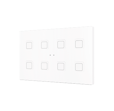 ZENNIO ZVITRXL10A RGB XL 10 key. PC-ABS capacitive button - 1