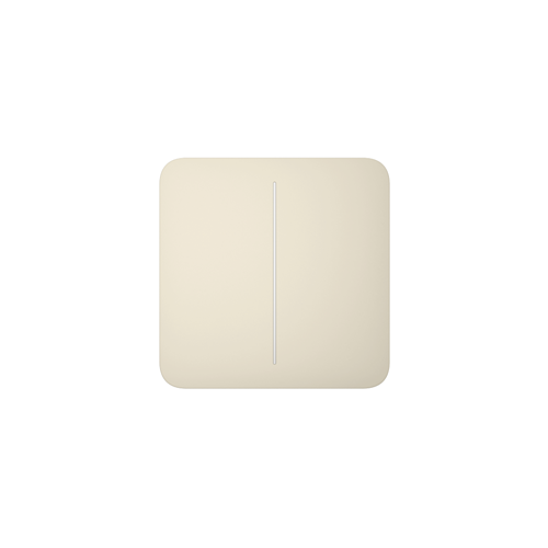 AJAX 52151 SoloButton (2-gang) [55] ASP ivory