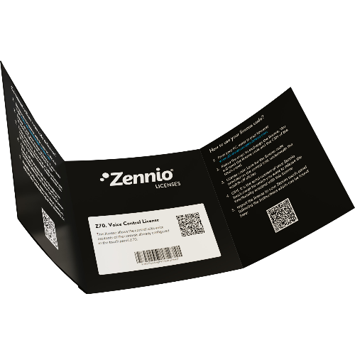 ZENNIO ZLICZVBX ZenVoice. Voice Control License for Z50, Z70 & Z10