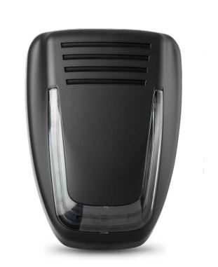 VENITEM 23.22.07 MOSE LS matt black tech/fumé EN50131-4 siren with double micro anti-shock anti-foam system against violent shocks