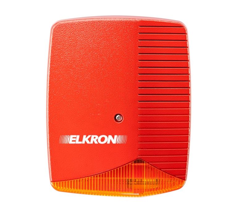 ELKRON FIRE 80HS7800121 HPA700MF Sirena autoalimentata da esterno in alluminio pressofuso con flash di segnalazione