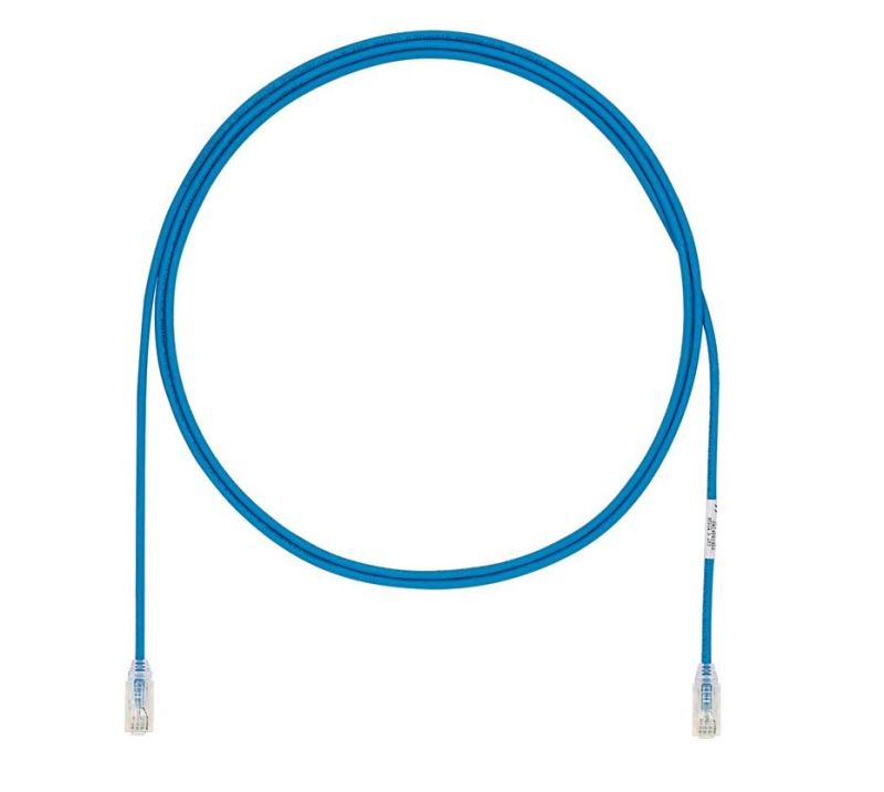 PANDUIT UTP28X1MYL Cat 6A 28AWG UTP Patch Cord- CM/LSZH- Yellow- 1 meter