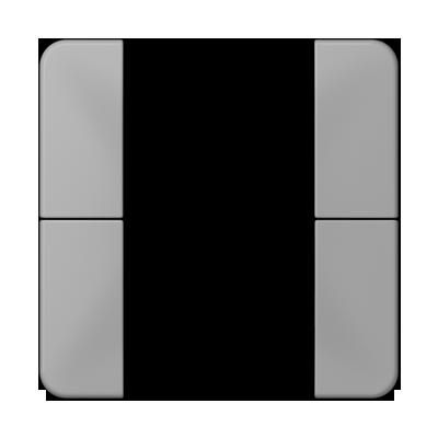 JUNG CD502TSAGR Key covers for sensor 2 channels F50- mod. CD500- grey