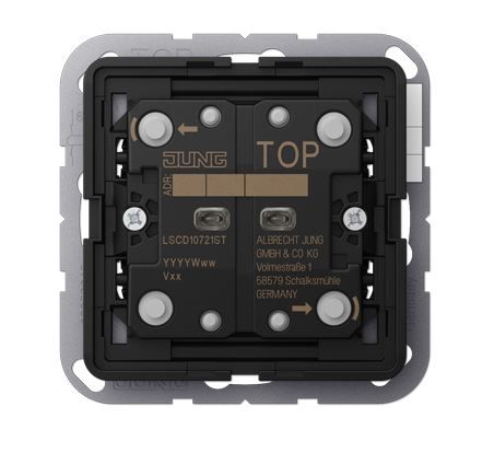 JUNG LSCD10721ST Modulo pulsante KNX standard- con acc. bus integrato- 2 canali