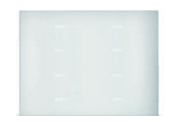 EELECTRON 9025GL308A01 VETRO - 3 MODULI - 8 CH. BIANCO