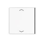 JUNG LS404TSAPWW23 Key cover for sensor module 4 c-channels. symbol mod. LS990- buttons 2 and 3- alpine white