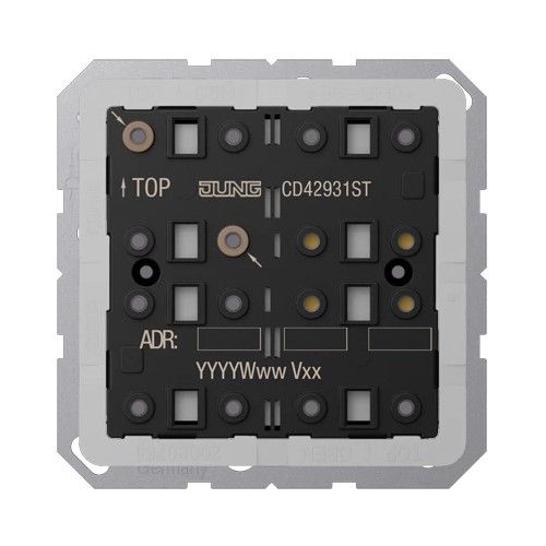 JUNG CD42931ST Modulo per sensore a tasti KNX con acc. bus integr
