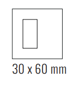EKINEX EK-SQT-COP Surface plate (20Venti ) square copper color 1 window