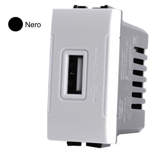 MAPAM 829N Usb Socket (5V=2A 265V) Art 829N Black