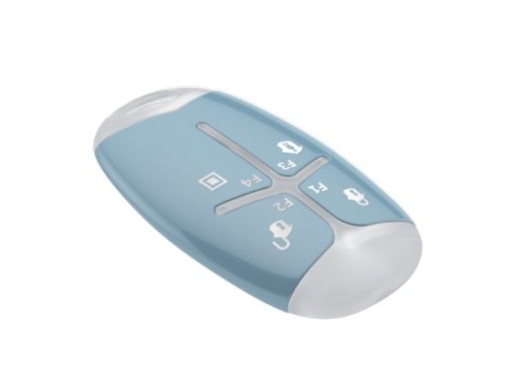 INIM AIR2-KFPEBBLE/A PEBBLE series bidirectional radio remote control color Avio Blue