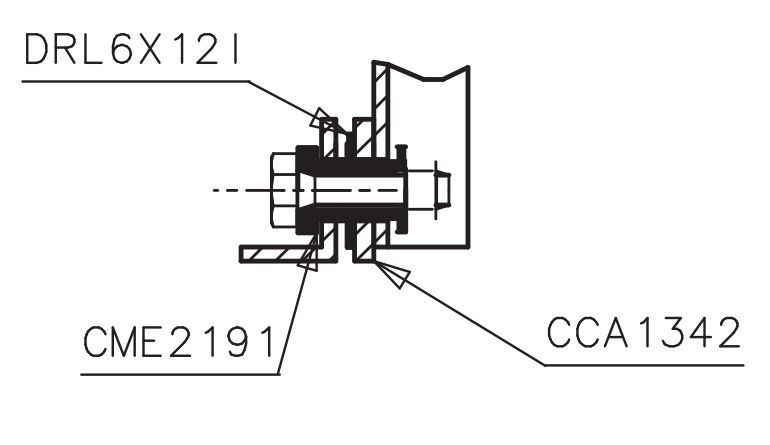 RIB CME2191 BUSSOLINA H11 RACK