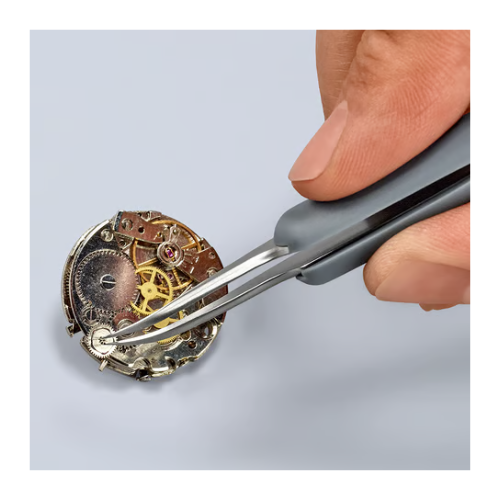 KNIPEX 92 31 10 ESD Pinzetta di gomma ESD acciaio inox