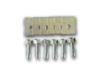 ABTECNO APE-511/0060 ACCESSORI PER FISSAGGIO CREMAGLIERA PVC A 6 ATTACCHI PER 1 MT DI CREM. (QUANTITA' MINIMA 10 PZ)