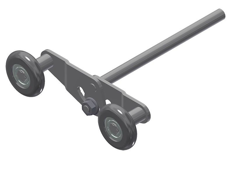 SOMMER 250168 Supporto rulli doppi 46/11/160 mm