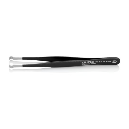 KNIPEX 92 08 79 ESD Pinzetta di posizionamento ESD acc inox