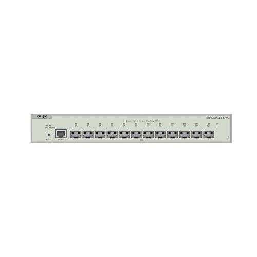 RUIJIE RG-NBS5500-12XS 12 x SFP+ ports, one 10/100BASE-T RJ45 MGMT port,