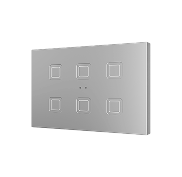 ZENNIO ZVITRXL6S RGB XL 6 key. PC-ABS capacitive button - 6