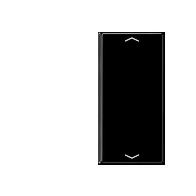 JUNG A402TSAPSW Copritasto per sens. 2 canali-c. simb. mod. A500- nero