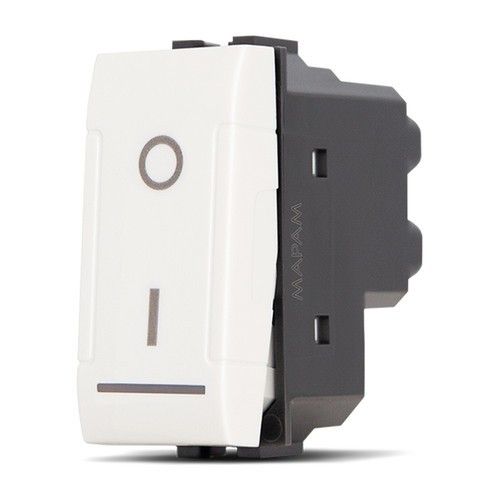 MT DISTRIBUZIONE ART-F802BI INTERRUTTORE BIPOLARE 01 ART BIANCO