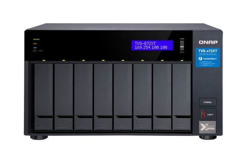 QNAP TVS-872XT-I5-16G 8BAY NAS I5 16GB RAM (MAX 32GB)