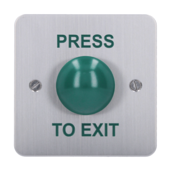 CDVI RTESF Built-in stainless steel green mushroom exit button