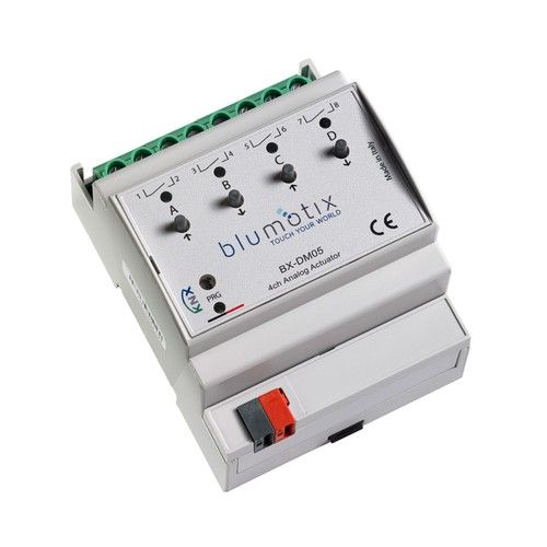 BLUMOTIX BX-DM05 Attuatore KNX analogico multifunzione 4 canali
