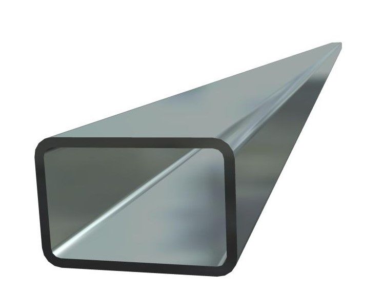 SOMMER 220100-5000 80x40x2 mm galvanized tube L=5000 mm