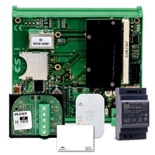 PLEXA KC-KIT02 Kit base di controllo accessi fino a 4 varchi comp