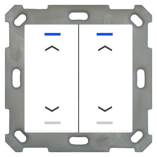 MDT BE-TAL55W202.A1 Bilancere Taster Light 55 2T, bianco b. ,ser.tapp.