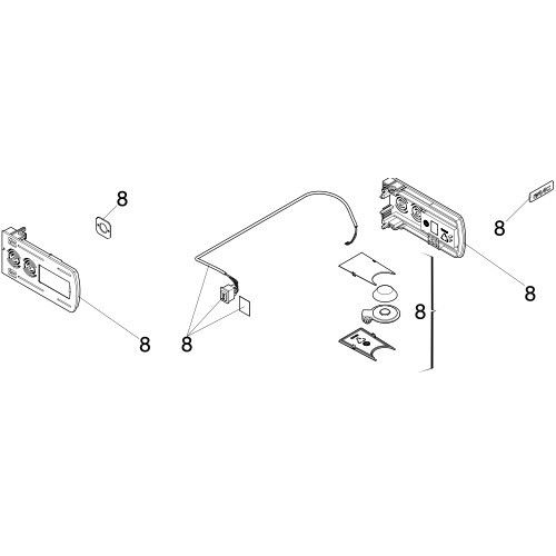 FAAC RICAMBI 63000931 GRUPPO ACCESSORI A952