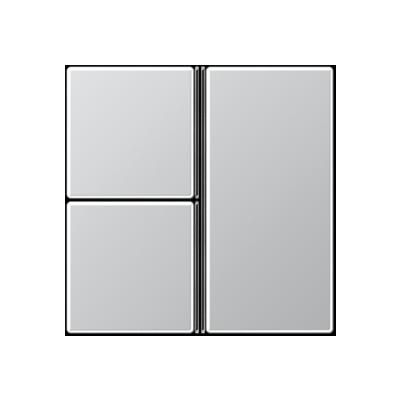 JUNG A403TSAAL Key cover for sensor 3 channels - mod. A500- aluminium