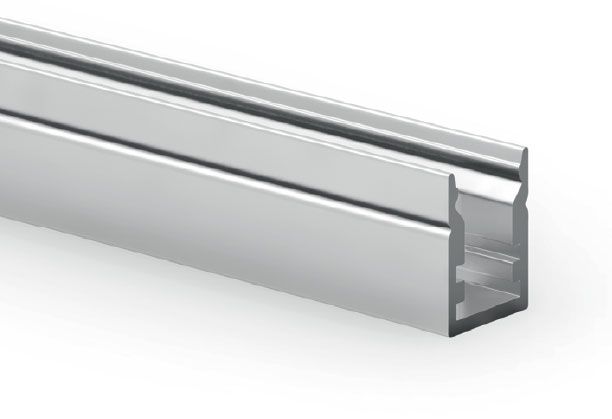 LEDCO PR113 PROFILO SUPERFICIE 8 MM 2MT. ANODIZZATO