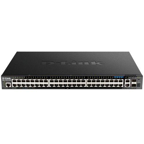 D-LINK DGS-1520-52MP “44 x 10/100/1000BASE-T PoE Ports, 4 x 2.5GBase-T