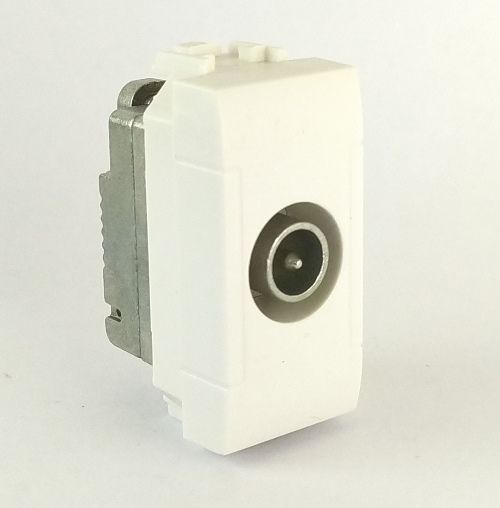 MAPAM 834B Passante Art 834B White TV Socket